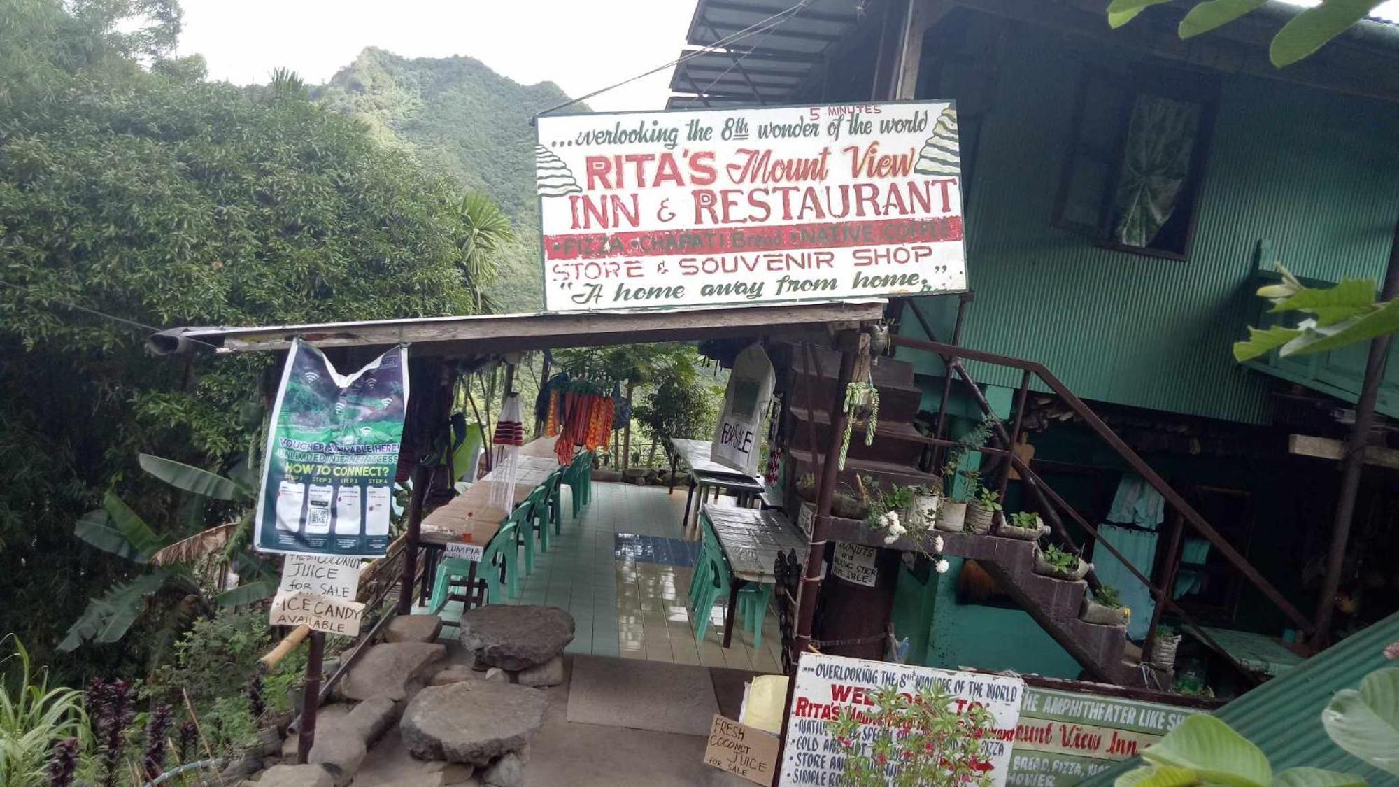 Batad Rita'S Mount View Inn And Restaurant Банауе Екстер'єр фото
